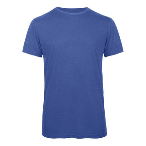 T-shirt B&C Triblend Uomo royal / S - personalizzabile con logo