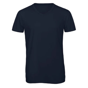 T-shirt B&C V Triblend Uomo navy / S - personalizzabile con logo