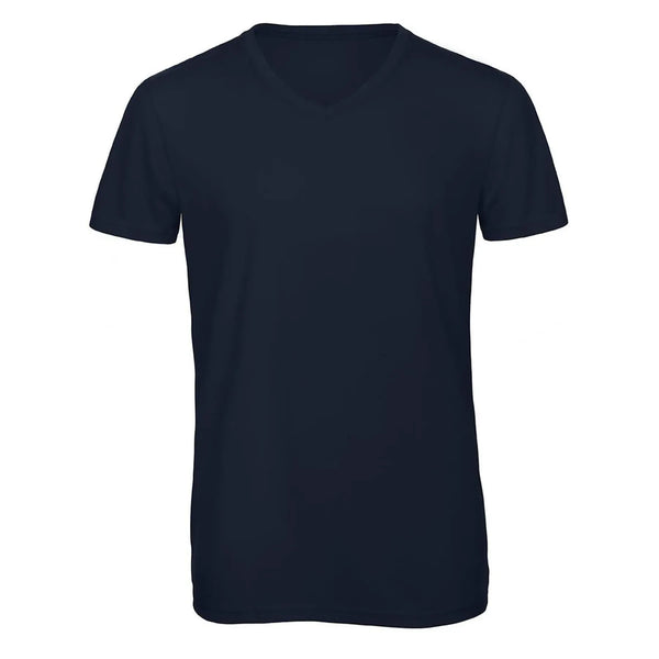 T-shirt B&C V Triblend Uomo navy / S - personalizzabile con logo