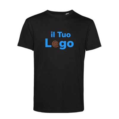 T-shirt in cotone biologico personalizzaile con Logo senza minimi d'ordine