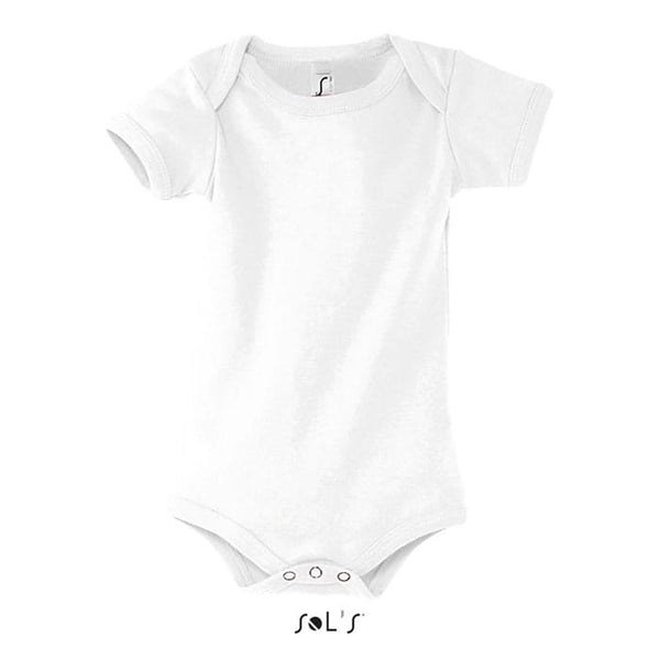 T-Shirt Bambino Body Da Neonato Bianco / XXS - personalizzabile con logo