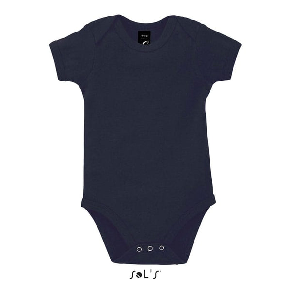 T-Shirt Bambino Body Da Neonato blu navy / XXS - personalizzabile con logo