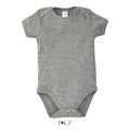 T-Shirt Bambino Body Da Neonato grigio / XXS - personalizzabile con logo