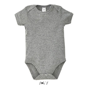 T-Shirt Bambino Body Da Neonato grigio / XXS - personalizzabile con logo