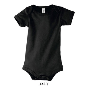 T-Shirt Bambino Body Da Neonato Nero / XXS - personalizzabile con logo