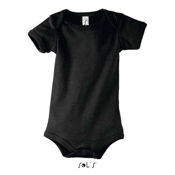 T-Shirt Bambino Body Da Neonato Nero / XXS - personalizzabile con logo