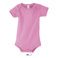 T-Shirt Bambino Body Da Neonato rosa / XXS - personalizzabile con logo