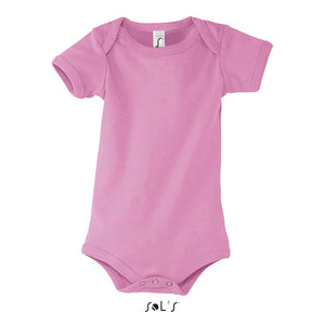 T-Shirt Bambino Body Da Neonato rosa / XXS - personalizzabile con logo