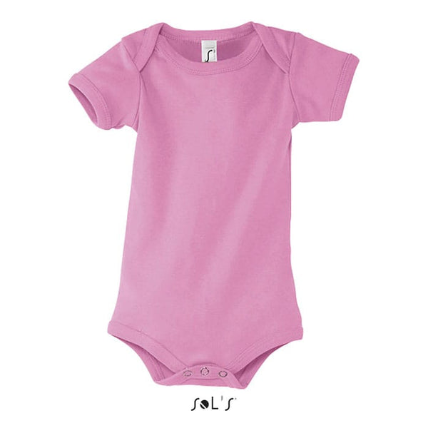 T-Shirt Bambino Body Da Neonato rosa / XXS - personalizzabile con logo