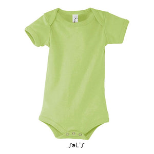 T-Shirt Bambino Body Da Neonato verde calce / XXS - personalizzabile con logo