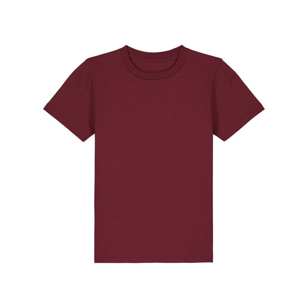 T-shirt bambino Iconic Mini Creator 2.0 bordeaux / 3-4/98-104cm - personalizzabile con logo
