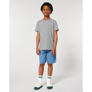 T-shirt bambino Iconic Mini Creator 2.0 grigio / 12-13/152-158cm - personalizzabile con logo