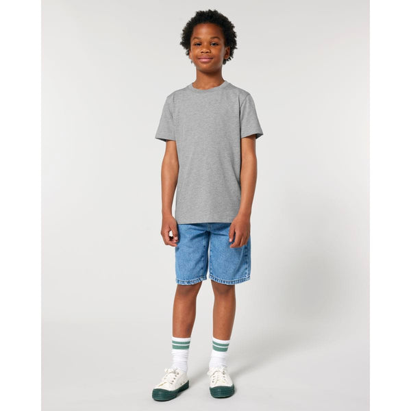 T-shirt bambino Iconic Mini Creator 2.0 grigio / 12-13/152-158cm - personalizzabile con logo