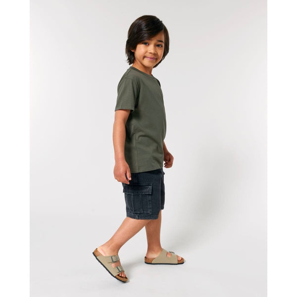T-shirt bambino Iconic Mini Creator 2.0 kaki / 7-8/122-128cm - personalizzabile con logo