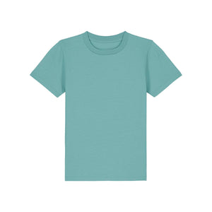 T-shirt bambino Iconic Mini Creator 2.0 teal monstera / 3-4/98-104cm - personalizzabile con logo