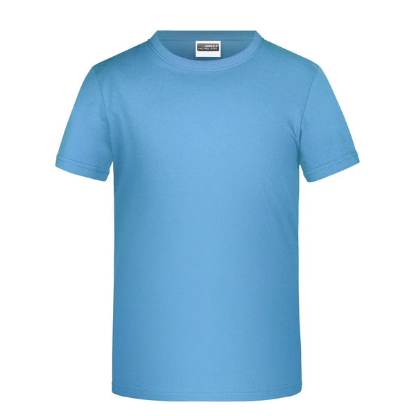 T-shirt Basic-t Boy 150 azzurro / XS - personalizzabile con logo