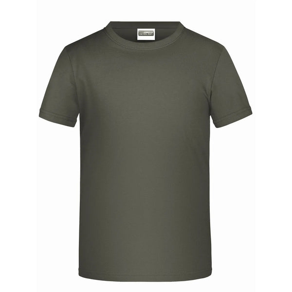 T-shirt Basic-t Boy 150 dark-grey / XS - personalizzabile con logo