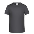 T-shirt Basic-t Boy 150 graphite / XS - personalizzabile con logo
