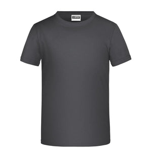 T-shirt Basic-t Boy 150 graphite / XS - personalizzabile con logo