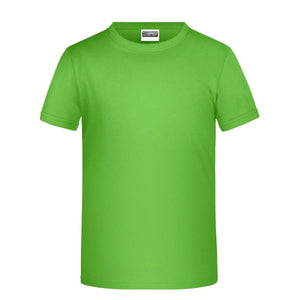T-shirt Basic-t Boy 150 lime-green / XS - personalizzabile con logo