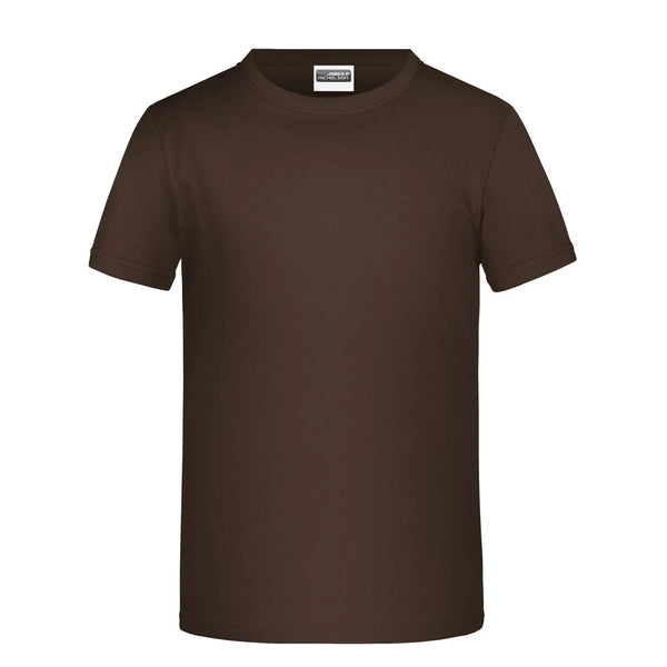 T-shirt Basic-t Boy 150 marrone / XS - personalizzabile con logo