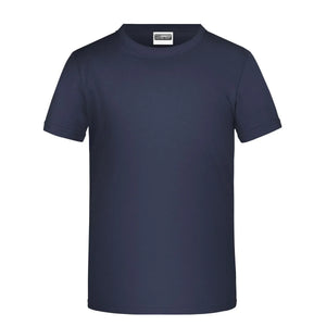 T-shirt Basic-t Boy 150 navy / XS - personalizzabile con logo