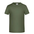 T-shirt Basic-t Boy 150 olive / XS - personalizzabile con logo