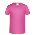 T-shirt Basic-t Boy 150 rosa / XS - personalizzabile con logo