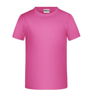 T-shirt Basic-t Boy 150 rosa / XS - personalizzabile con logo