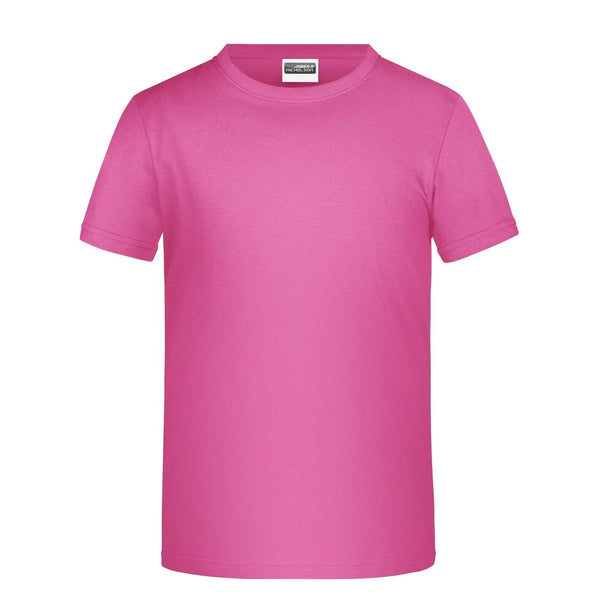 T-shirt Basic-t Boy 150 rosa / XS - personalizzabile con logo