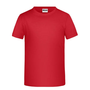 T-shirt Basic-t Boy 150 rosso / XS - personalizzabile con logo