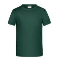 T-shirt Basic-t Boy 150 verde / XS - personalizzabile con logo