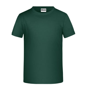 T-shirt Basic-t Boy 150 verde / XS - personalizzabile con logo