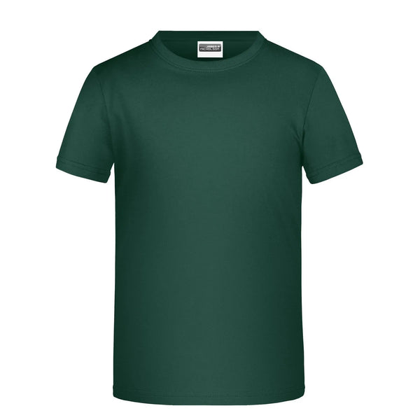 T-shirt Basic-t Boy 150 verde / XS - personalizzabile con logo