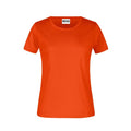 T-shirt Basic-t Lady 150 arancione / XS - personalizzabile con logo