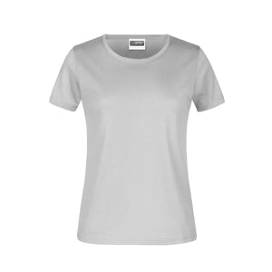 T-shirt Basic-t Lady 150 grigio / XS - personalizzabile con logo