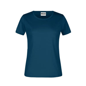T-shirt Basic-t Lady 150 petrol / XS - personalizzabile con logo