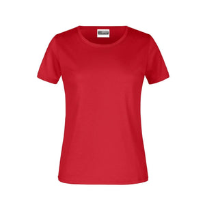 T-shirt Basic-t Lady 150 rosso / XS - personalizzabile con logo