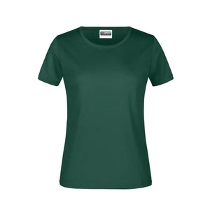 T-shirt Basic-t Lady 150 verde / XS - personalizzabile con logo