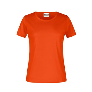 T-shirt Basic-t Lady 180 arancione / XS - personalizzabile con logo