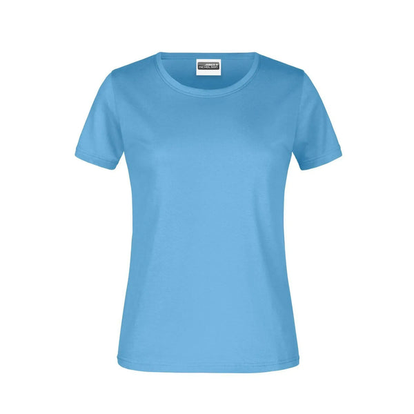 T-shirt Basic-t Lady 180 azzurro / XS - personalizzabile con logo