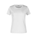 T-shirt Basic-t Lady 180 bianco / XS - personalizzabile con logo