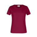 T-shirt Basic-t Lady 180 bordeaux / XS - personalizzabile con logo
