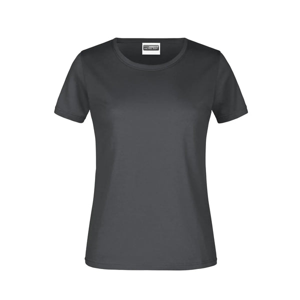 T-shirt Basic-t Lady 180 graphite / XS - personalizzabile con logo