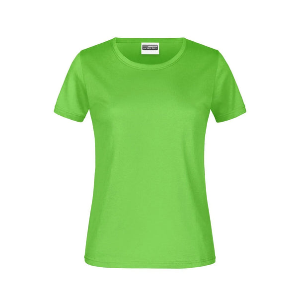 T-shirt Basic-t Lady 180 lime-green / XS - personalizzabile con logo