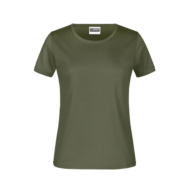 T-shirt Basic-t Lady 180 olive / XS - personalizzabile con logo