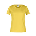 T-shirt Basic-t Lady 180 yellow / XS - personalizzabile con logo