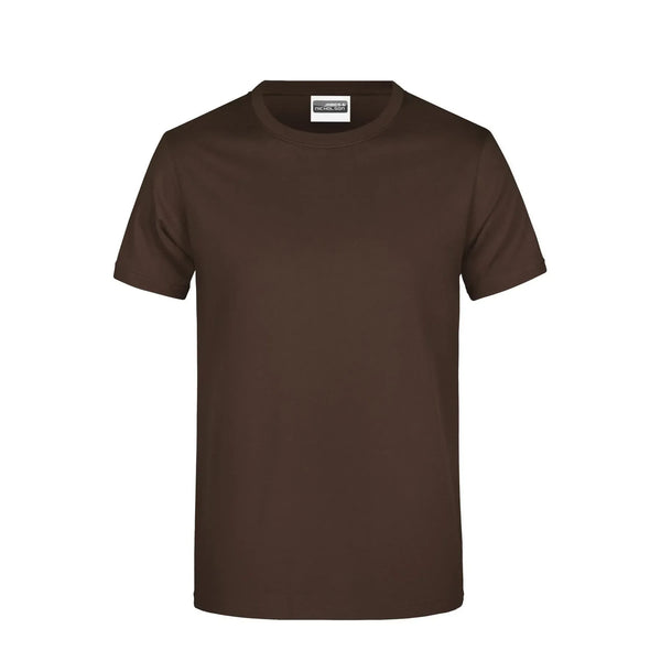 T-shirt Basic-t Man 150 marrone / S - personalizzabile con logo