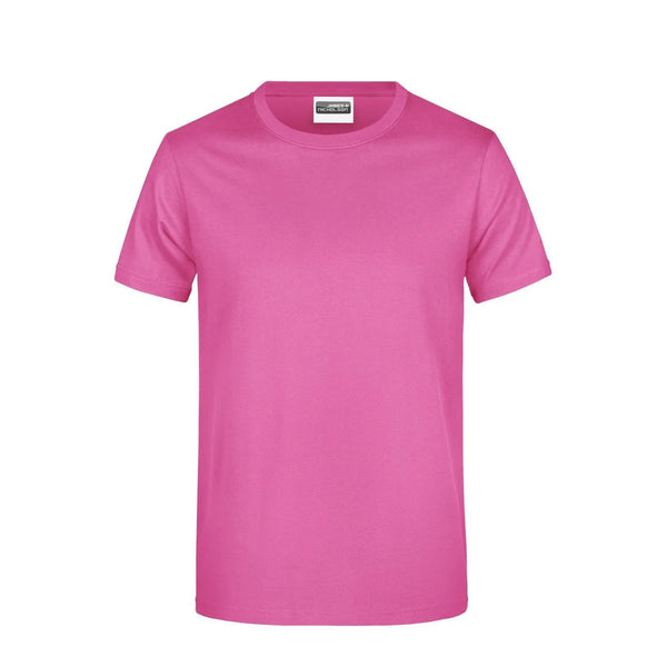 T-shirt Basic-t Man 150 rosa / S - personalizzabile con logo