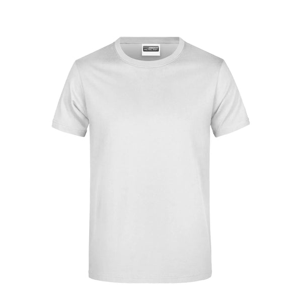 T-shirt Basic-t Man 180 bianco / S - personalizzabile con logo
